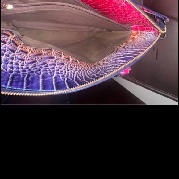 Unbranded Women PU Crocodile Print PU Leather Shoulder Bag Blue,Red,Orange Color - Picture 5 of 8